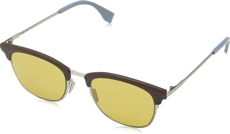 fendi ff 0228/s|Fendi Brown Square Sunglasses FF 0228/S 4ES/70 50.